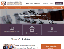 Tablet Screenshot of naatp.org